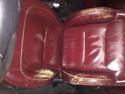 Repair Ed And Torn Peugeot 306 Cabriolet Leather Seats 2032 Sofolk - How To Repair Torn Leather In Car Seats